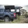 Hardtop Adventure noir strié double cabine Ford Ranger 2012-2022 Alu-Cab